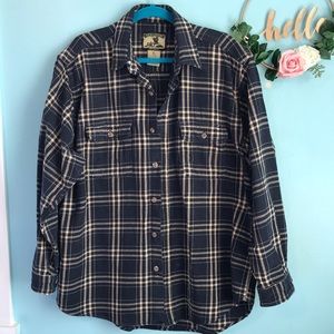 Vintage Field & Stream Plaid Button Down Shirt
